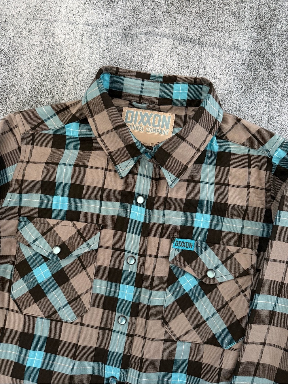 Dixxon Ocean Classics Redefined Plaid Flannel Size Small Like New